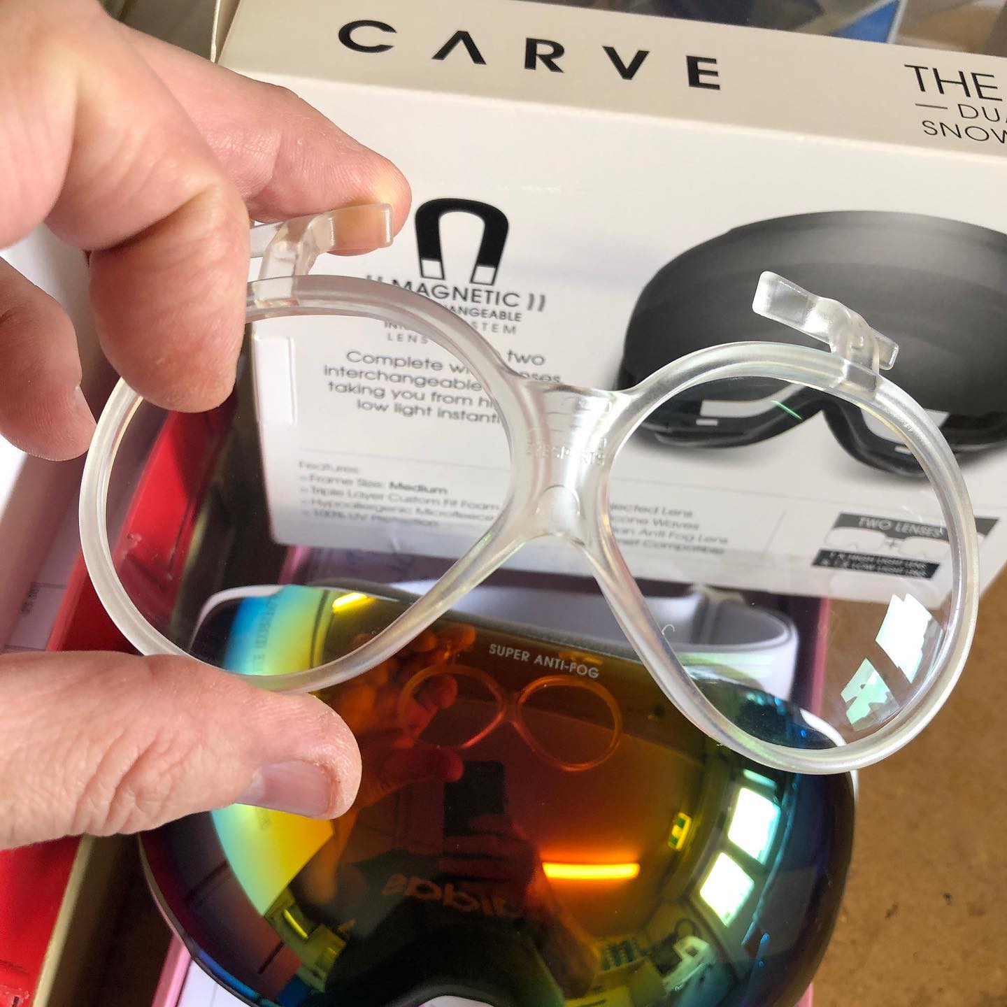 In-Store Prescription Goggle Inserts for Ski Goggles