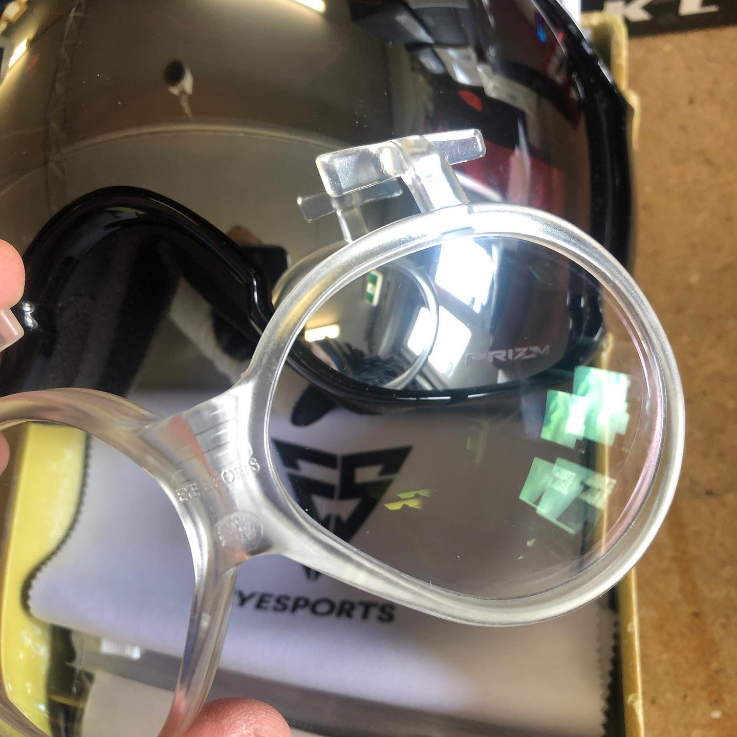 In-Store Prescription Goggle Inserts for Motocross Goggles